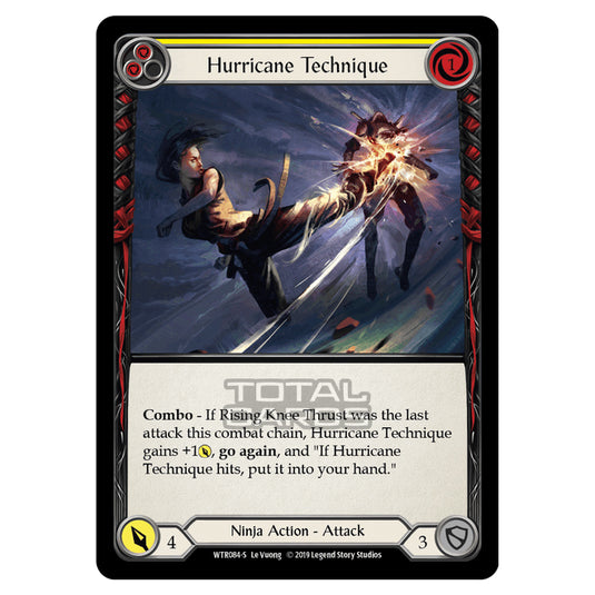 Flesh & Blood - Welcome to Rathe - Hurricane Technique (Super rare) - WTR084