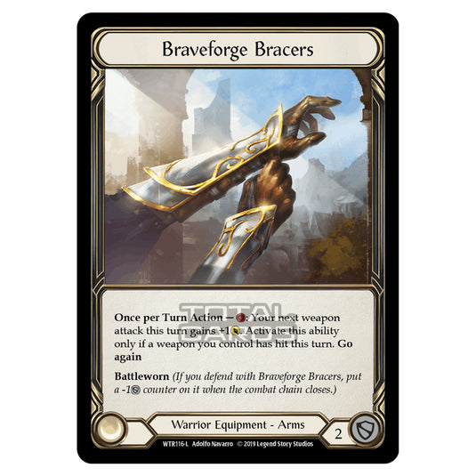 Flesh & Blood - Welcome to Rathe - Braveforge Bracers (Legendary) - WTR116