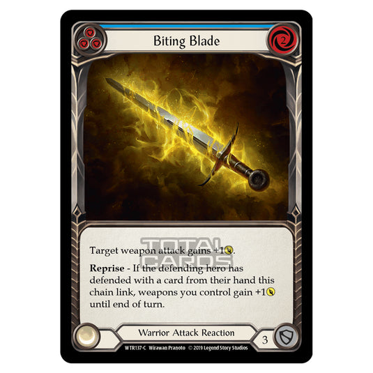 Flesh & Blood - Welcome to Rathe - Biting Blade (Common) - WTR137