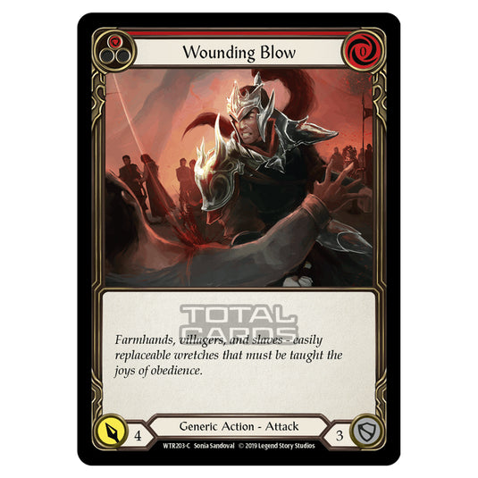 Flesh & Blood - Welcome to Rathe - Wounding Blow (Common) - WTR203