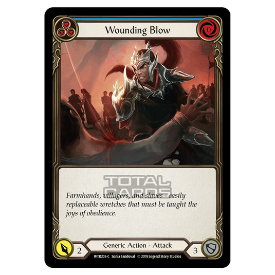 Flesh & Blood - Welcome to Rathe - Wounding Blow (Common) - WTR205