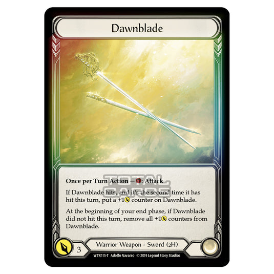 Flesh & Blood - Welcome to Rathe - Dawnblade (Token) - WTR115 (Rainbow Foil)