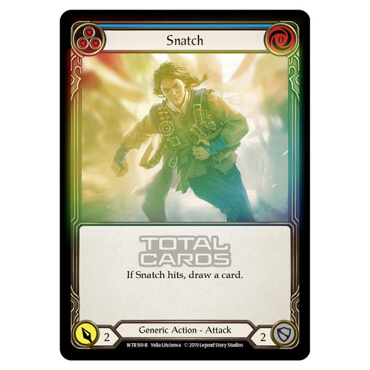 Flesh & Blood - Welcome to Rathe - Snatch (Rare) - WTR169 (Rainbow Foil)