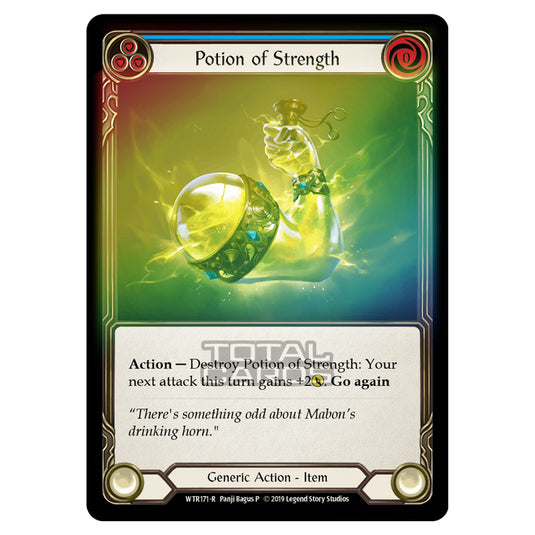 Flesh & Blood - Welcome to Rathe - Potion of Strength (Rare) - WTR171 (Rainbow Foil)