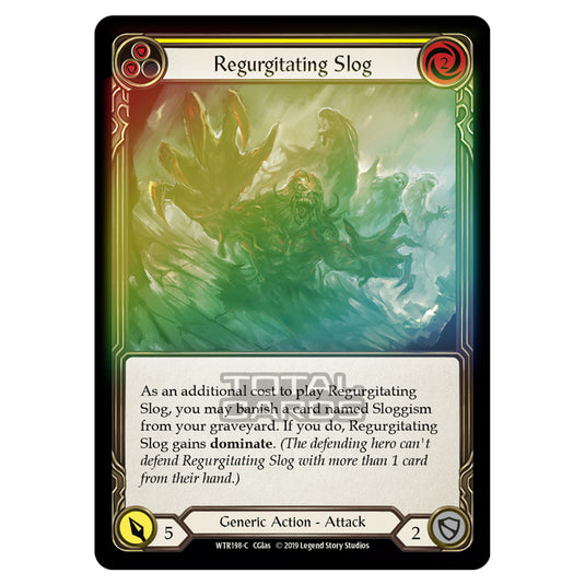 Flesh & Blood - Welcome to Rathe - Regurgitating Slog (Common) - WTR198 (Rainbow Foil)