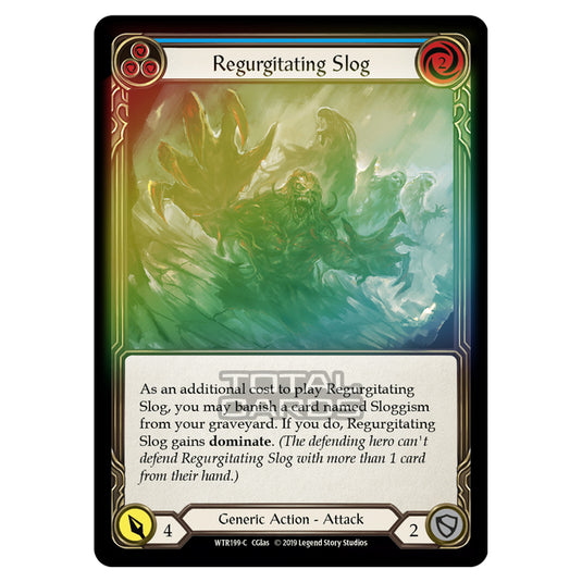 Flesh & Blood - Welcome to Rathe - Regurgitating Slog (Common) - WTR199 (Rainbow Foil)