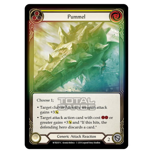 Flesh & Blood - Welcome to Rathe - Pummel (Common) - WTR207 (Rainbow Foil)