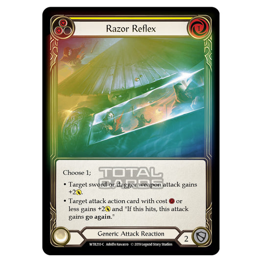 Flesh & Blood - Welcome to Rathe - Razor Reflex (Common) - WTR210 (Rainbow Foil)