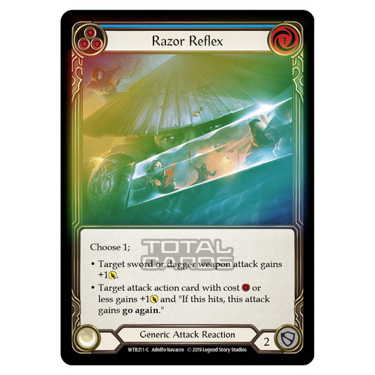 Flesh & Blood - Welcome to Rathe - Razor Reflex (Common) - WTR211 (Rainbow Foil)