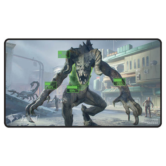 Ultra Pro - Magic the Gathering - Universes Beyond - Fallout - Stitched Playmat - A
