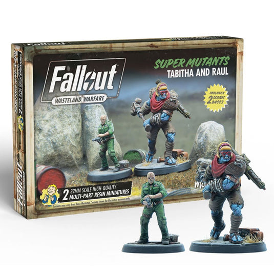 Fallout - Wasteland Warfare - Super Mutants - Tabitha and Raul