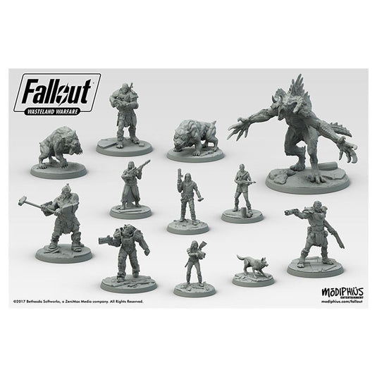Fallout - Wasteland Warfare - Two Player PVC Starter Set
