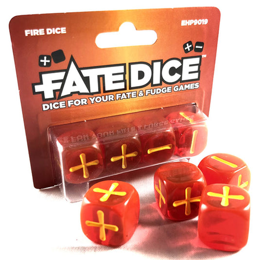 Fate Core Dice - Fire Dice