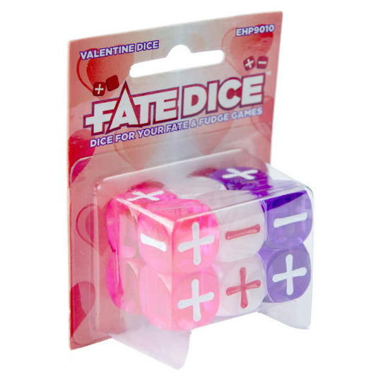 Fate Core Dice - Valentine Dice