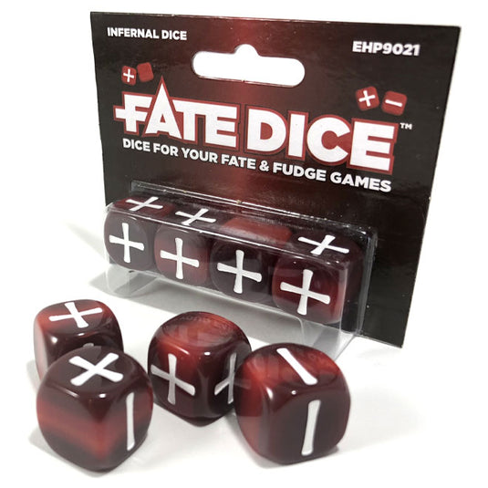 Fate Core Dice - Infernal Dice