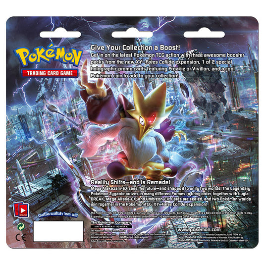 XY Fates Collide - Vivillon & Froakie - 3 Pack Blister Set