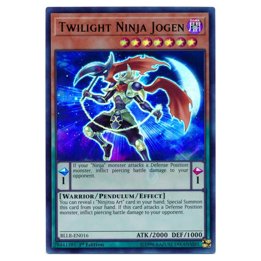 Yu-Gi-Oh! - Battles of Legend - Light's Revenge - Twilight Ninja Jogen (Ultra Rare) BLLR-EN016