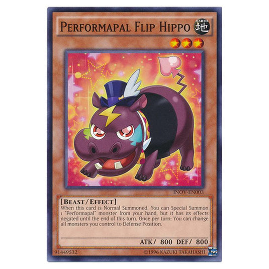 Yu-Gi-Oh! - Invasion - Vengeance - Performapal Flip Hippo (Common) INOV-EN003