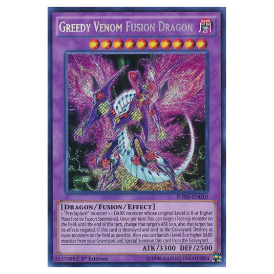 Yu-Gi-Oh! - Fusion Enforcers - Greedy Venom Fusion Dragon (Secret Rare) FUEN-EN010