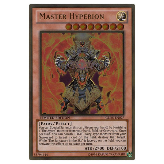 Yu-Gi-Oh! - Gold Series - Haunted Mine - Master Hyperion (Gold Rare) GLD5-EN027