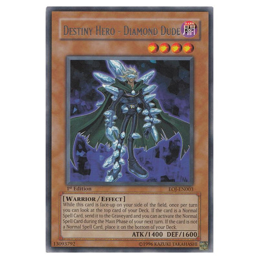 Yu-Gi-Oh! - Enemy of Justice - Destiny HERO - Diamond Dude (Rare) EOJ-EN003