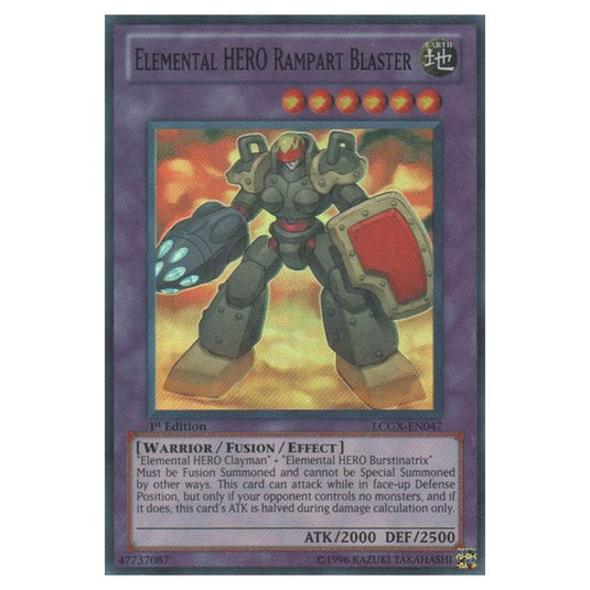 Yu-Gi-Oh! - Legendary Collection 2 - The Duel Academy Years Mega Pack - Elemental HERO Rampart Blaster (Super Rare) LCGX-EN047