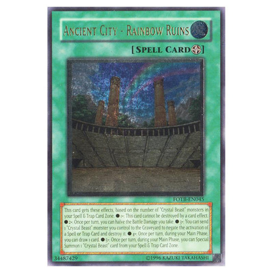 Yu-Gi-Oh! - Force of the Breaker - Ancient City - Rainbow Ruins (Ultimate Rare) FOTB-EN045