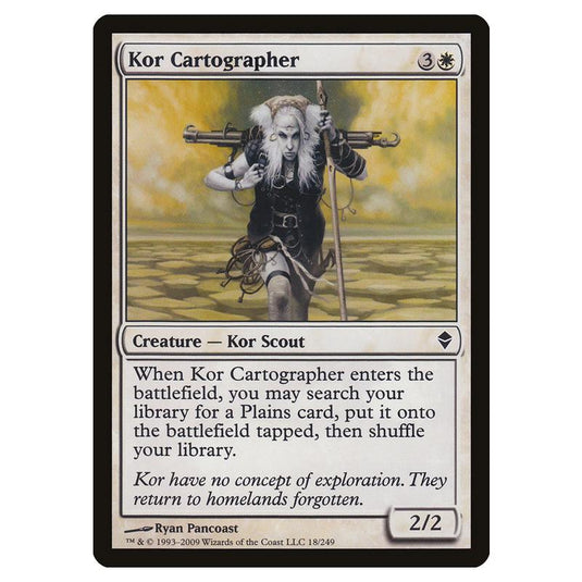 Magic The Gathering - Zendikar - Kor Cartographer - 18/249