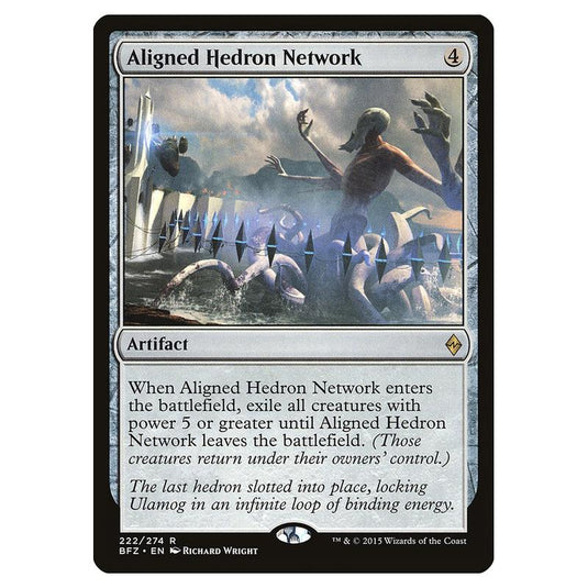 Magic The Gathering - Battle For Zendikar - Aligned Hedron Network - 222/274 (Foil)