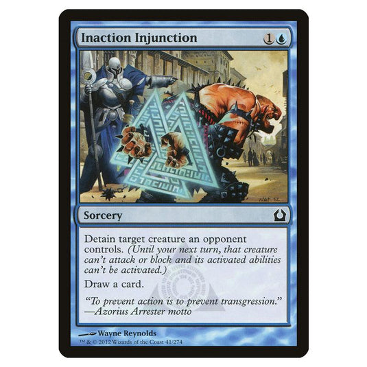 Magic The Gathering - Return To Ravnica - Inaction Injunction - 41/274