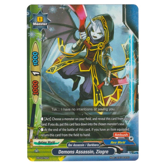 Future Card BuddyFight - Demons Assassin, Ziogre - Promo PR/0275EN