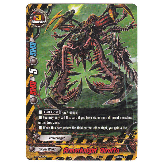Future Card Buddyfight Promotional Card PR-0020 Armorknight Giraffa