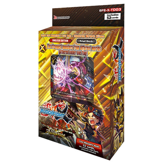 Future Card Buddyfight X - Trial Deck X - TD03 Thunderous Warlords Alliance