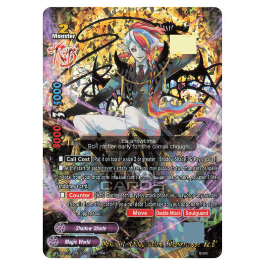 Future Card Buddyfight - Buddy Ragnarok - Illusionist of Shadowform, Silhouette Joe "Re:B" (RR) S-SS01A-SP03/0024EN