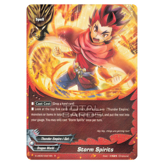 Future Card Buddyfight - Buddy Again Vol.3 Beyond the Ages - Storm Spirits (R) S-UB06/0021