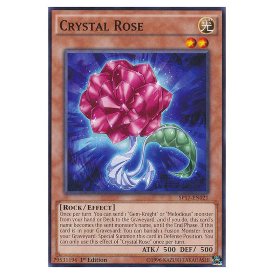 Yu-Gi-Oh! - Star Pack Battle Royal - Crystal Rose (Common) SP17-EN021