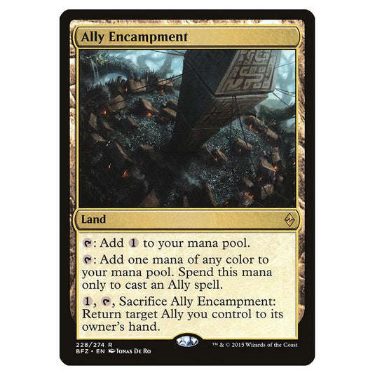 Magic The Gathering - Battle For Zendikar - Ally Encampment - 228/274 (Foil)