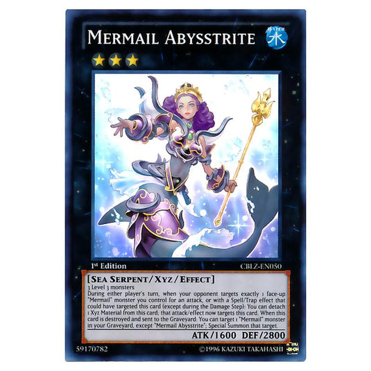 Yu-Gi-Oh! - Cosmo Blazer - Mermail Abysstrite (Super Rare) CBLZ-EN050