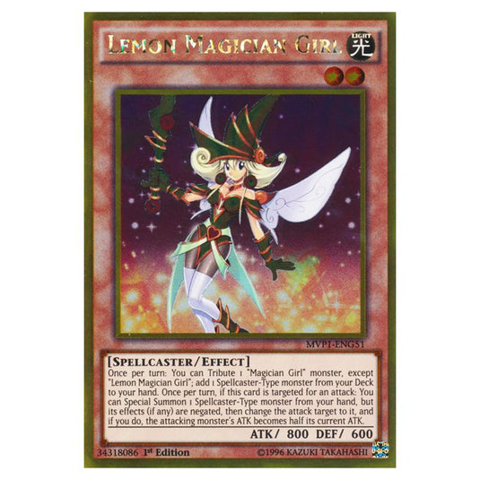 Yu-Gi-Oh! - Yu-Gi-Oh! The Dark Side of Dimensions Movie Pack - Gold Edition - Lemon Magician Girl (Gold Rare) MVP1-ENG51
