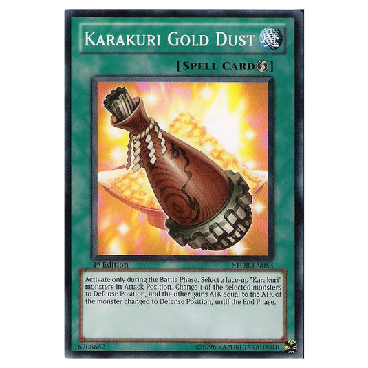 Yu-Gi-Oh! - Storm of Ragnarok - Karakuri Gold Dust (Common) STOR-EN053