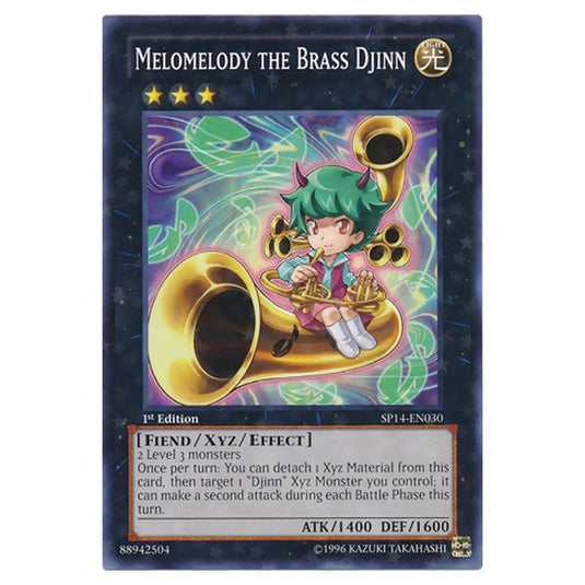 Yu-Gi-Oh! - Star Pack 2014 - Melomelody the Brass Djinn (Starfoil Rare) SP14-EN030