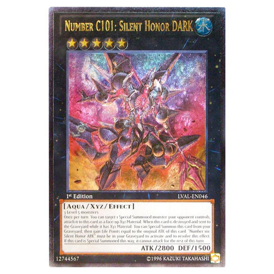 Yu-Gi-Oh! - Legacy of the Valiant - Number C101: Silent Honor DARK (Ultimate Rare) LVAL-EN046