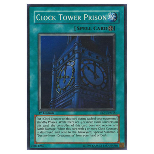 Yu-Gi-Oh! - Enemy of Justice - Clock Tower Prison (Super Rare) EOJ-EN048