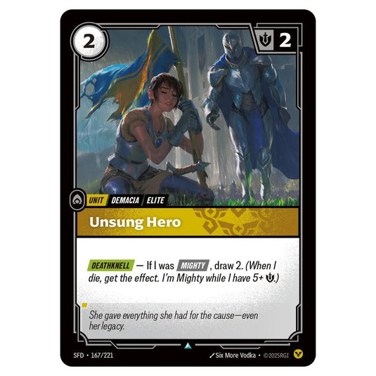 Riftbound: League of Legends TCG - Spiritforged - Unsung Hero - 167/221