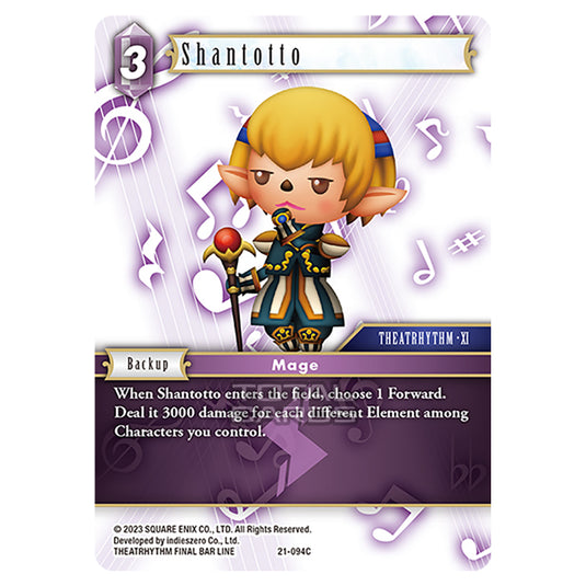 Final Fantasy - Beyond Destiny - Shantotto - (21-094C)