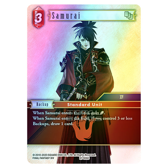 Final Fantasy - Beyond Destiny - Samurai - (21-006C) (Foil)