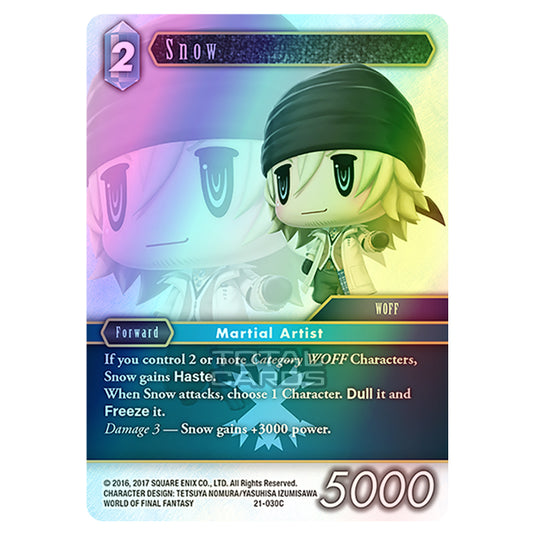 Final Fantasy - Beyond Destiny - Snow - (21-030C) (Foil)