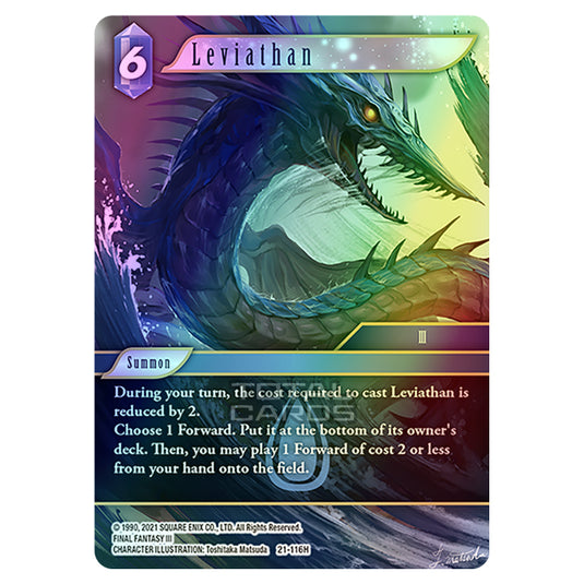 Final Fantasy - Beyond Destiny - Leviathan - (21-116H) (Foil)