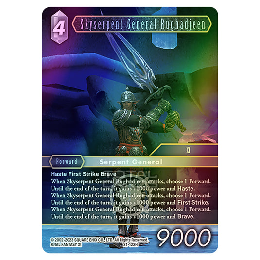 Final Fantasy - Beyond Destiny - Skyserpent General Rughadjeen - (21-122H) (Foil)
