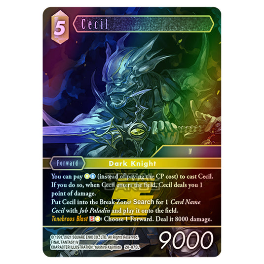 Final Fantasy - Dawn of Heroes - Cecil - (20-075L) (Foil)